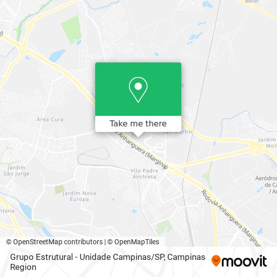 Grupo Estrutural - Unidade Campinas / SP map