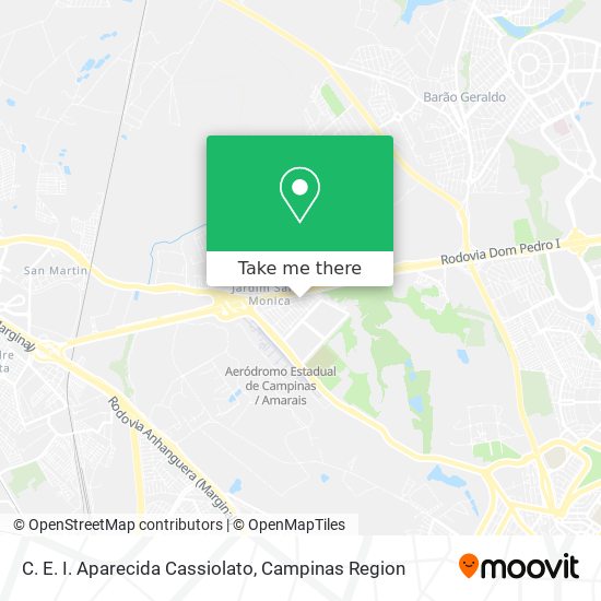 C. E. I. Aparecida Cassiolato map
