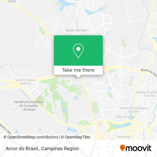 Arcor do Brasil. map