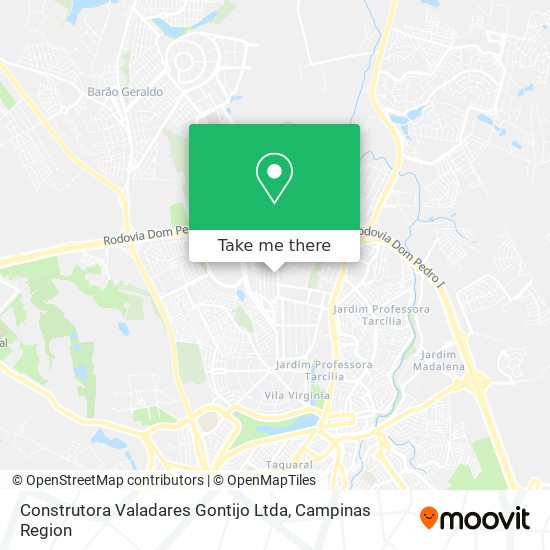 Construtora Valadares Gontijo Ltda map