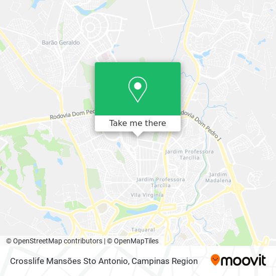 Crosslife Mansões Sto Antonio map