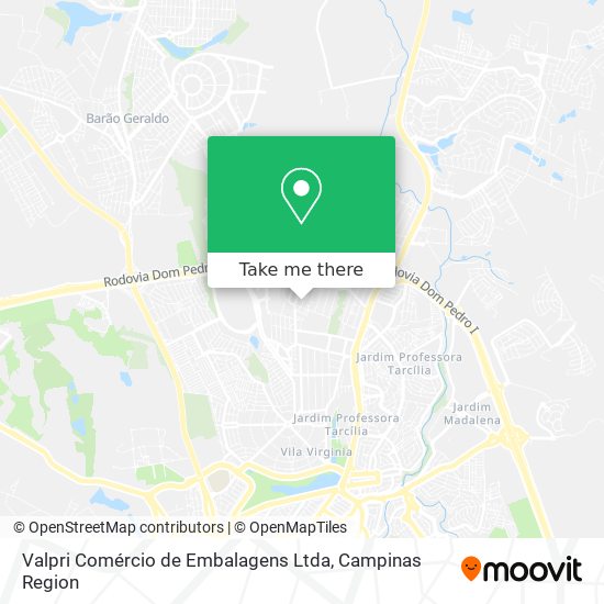Valpri Comércio de Embalagens Ltda map