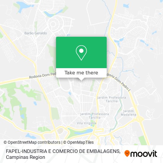 FAPEL-INDUSTRIA E COMERCIO DE EMBALAGENS map