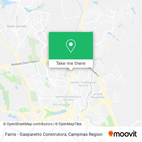 Farris - Gasparetto Construtora map