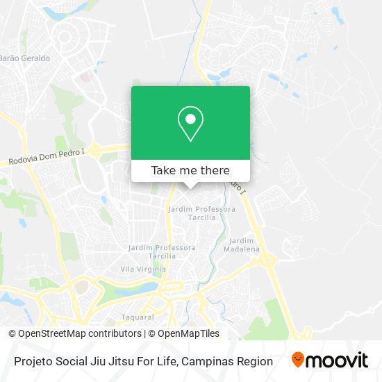 Projeto Social Jiu Jitsu For Life map
