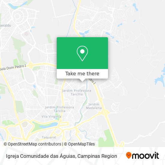 Igreja Comunidade das Águias map
