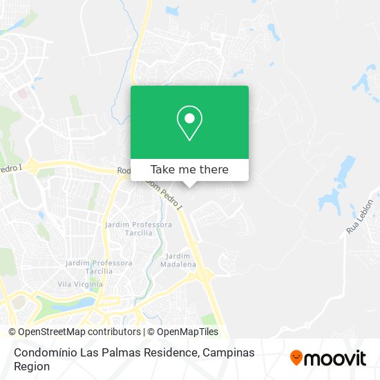Condomínio Las Palmas Residence map