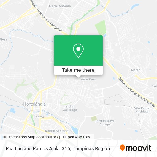 Rua Luciano Ramos Aiala, 315 map