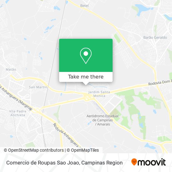 Comercio de Roupas Sao Joao map