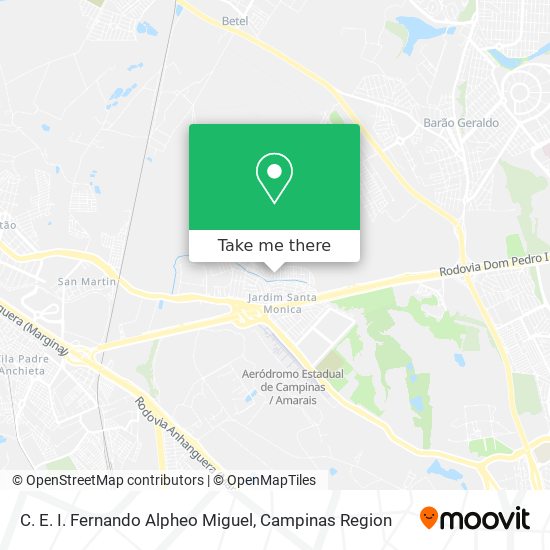 C. E. I. Fernando Alpheo Miguel map