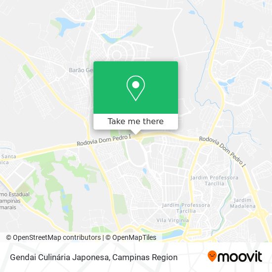 Gendai Culinária Japonesa map