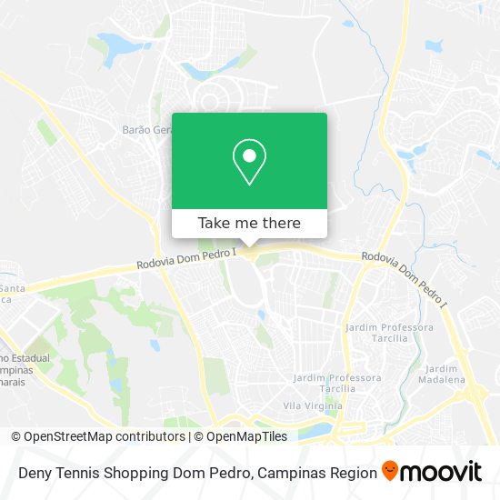 Deny Tennis Shopping Dom Pedro map