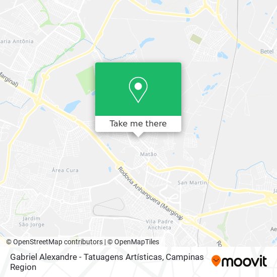 Gabriel Alexandre - Tatuagens Artísticas map
