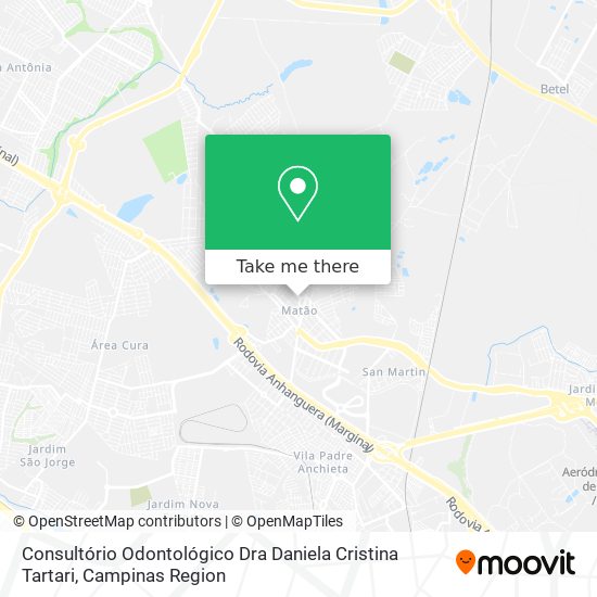 Consultório Odontológico Dra Daniela Cristina Tartari map