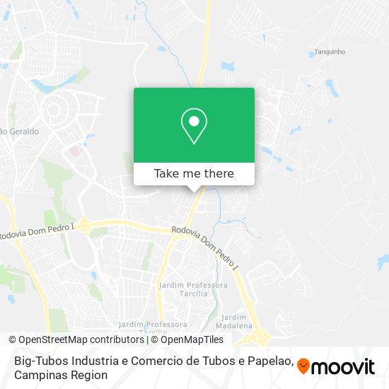 Big-Tubos Industria e Comercio de Tubos e Papelao map