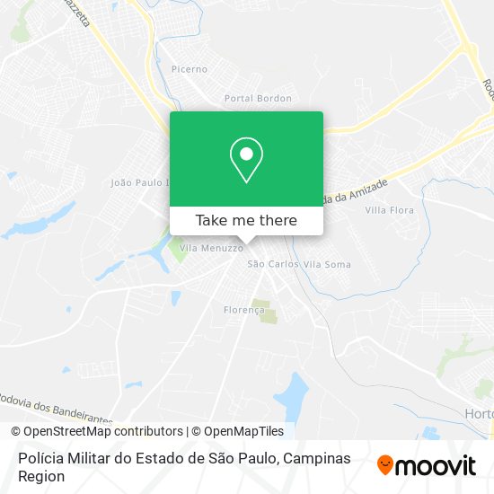 Polícia Militar do Estado de São Paulo map