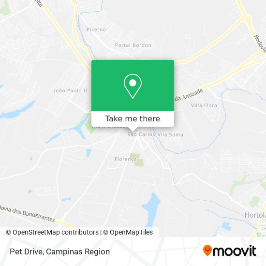 Mapa Pet Drive