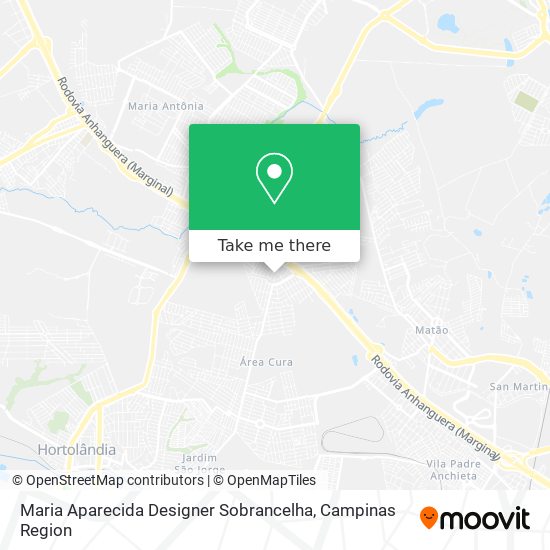 Maria Aparecida Designer Sobrancelha map