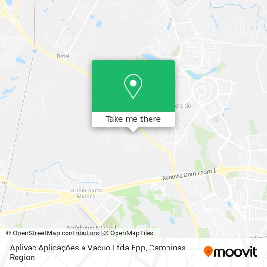 Mapa Aplivac Aplicações a Vacuo Ltda Epp