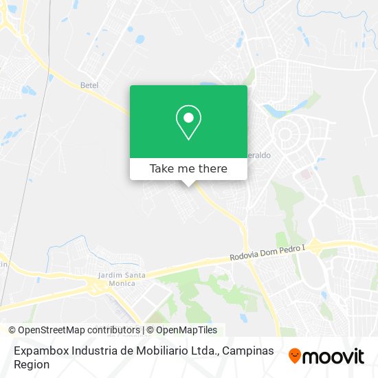 Mapa Expambox Industria de Mobiliario Ltda.