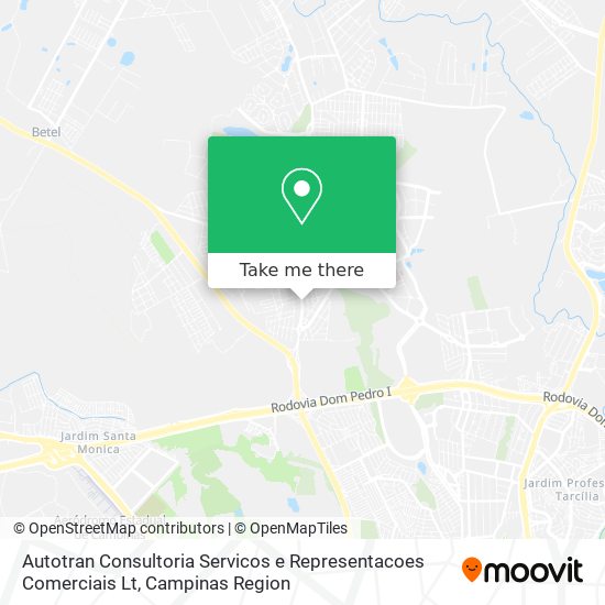 Autotran Consultoria Servicos e Representacoes Comerciais Lt map