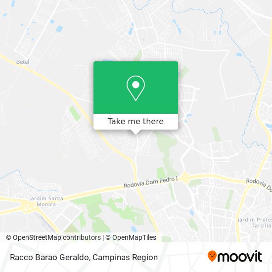 Racco Barao Geraldo map