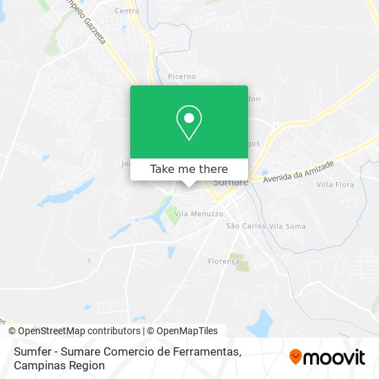 Sumfer - Sumare Comercio de Ferramentas map