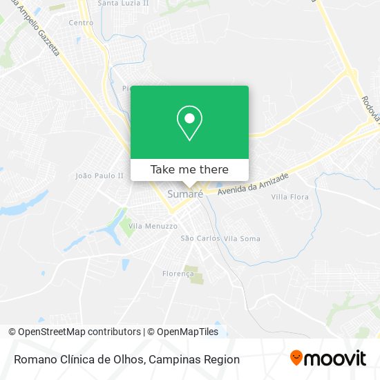 Romano Clínica de Olhos map