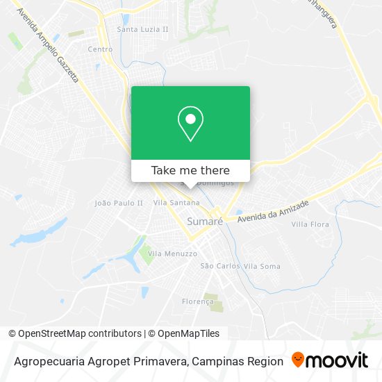 Agropecuaria Agropet Primavera map