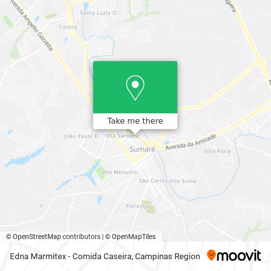 Edna Marmitex - Comida Caseira map