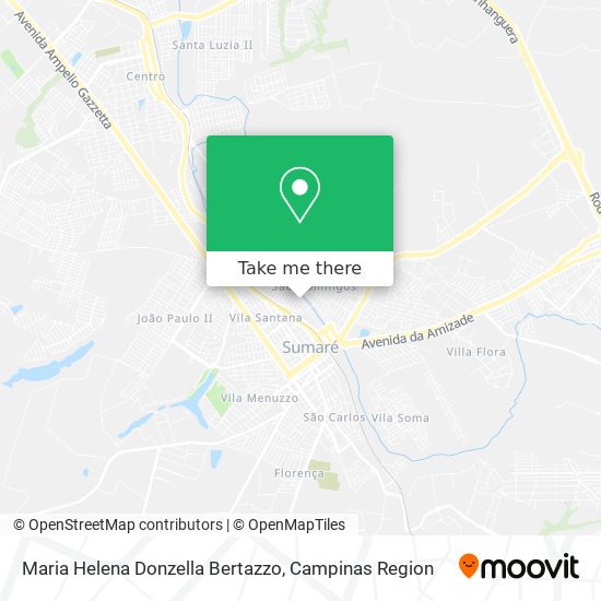 Maria Helena Donzella Bertazzo map