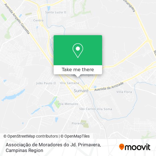 Associação de Moradores do Jd. Primavera map