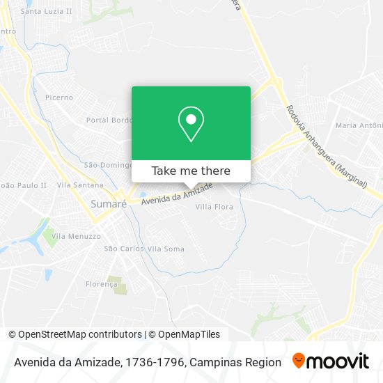Avenida da Amizade, 1736-1796 map