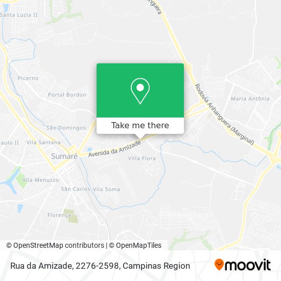 Rua da Amizade, 2276-2598 map