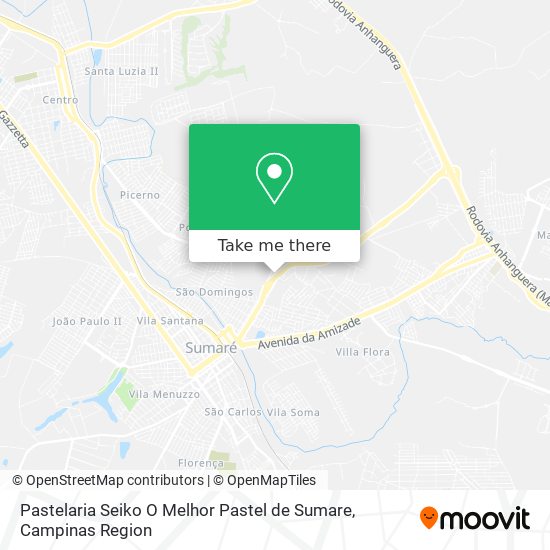 Pastelaria Seiko O Melhor Pastel de Sumare map