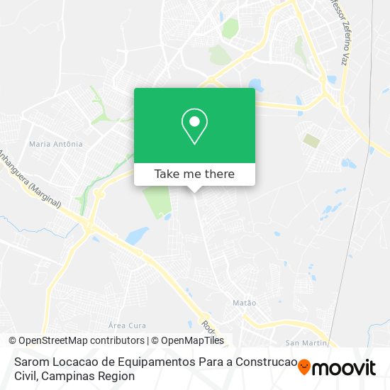 Sarom Locacao de Equipamentos Para a Construcao Civil map