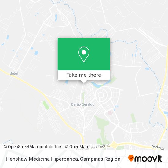 Henshaw Medicina Hiperbarica map
