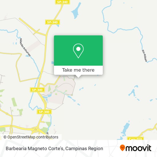 Barbearia Magneto Corte's map