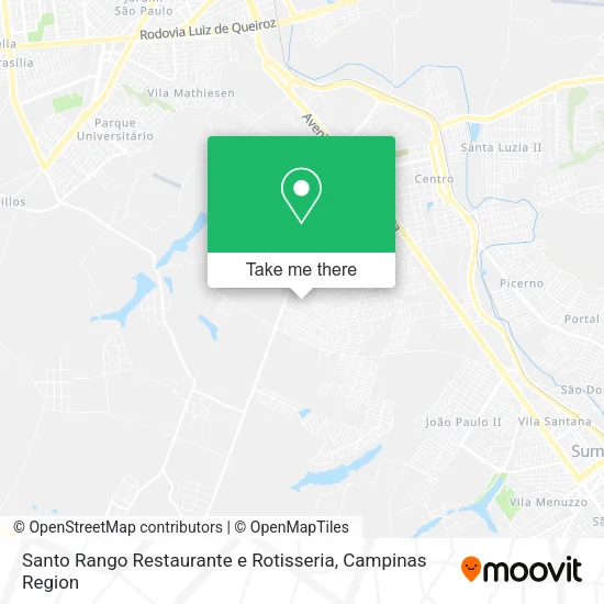 Santo Rango Restaurante e Rotisseria map