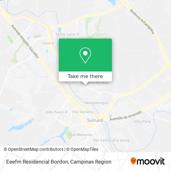 Eeefm Residencial Bordon map