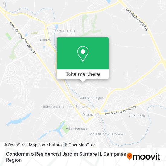 Condominio Residencial Jardim Sumare II map