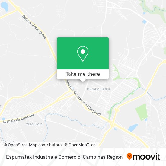 Espumatex Industria e Comercio map