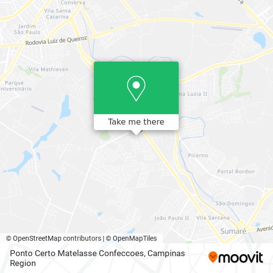 Ponto Certo Matelasse Confeccoes map