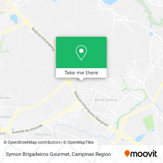 Symon Brigadeiros Gourmet map