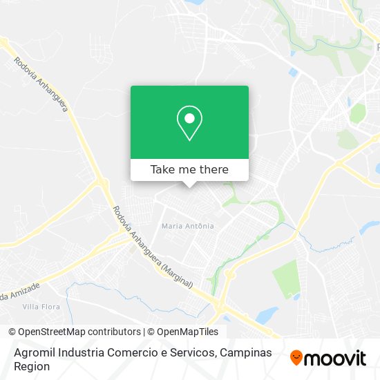 Mapa Agromil Industria Comercio e Servicos