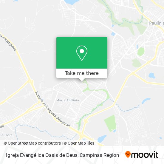 Igreja Evangélica Oasis de Deus map