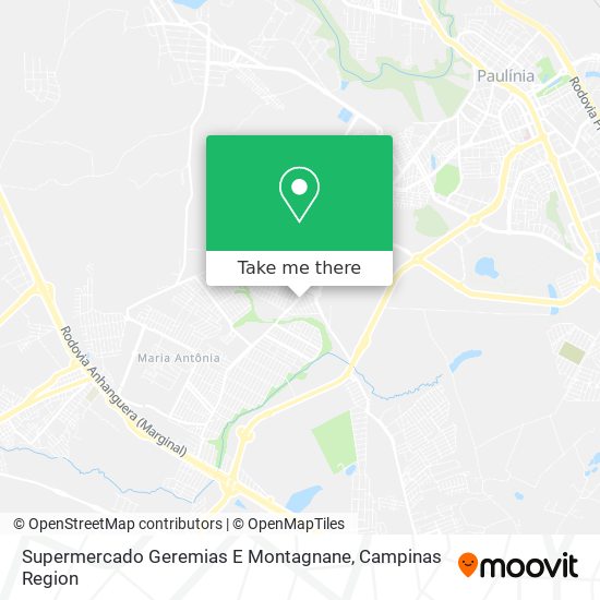 Supermercado Geremias E Montagnane map