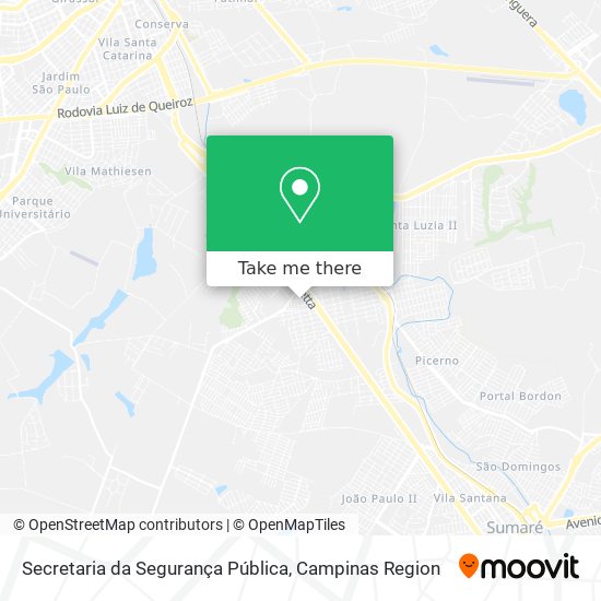 Secretaria da Segurança Pública map
