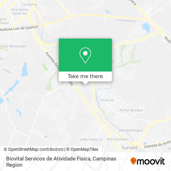 Biovital Servicos de Atividade Fisica map