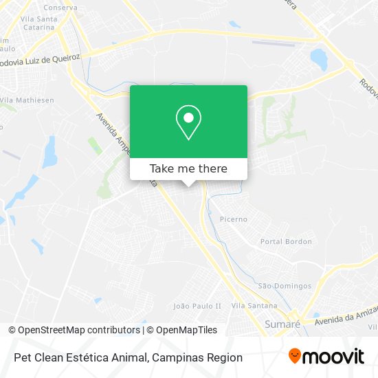 Mapa Pet Clean Estética Animal